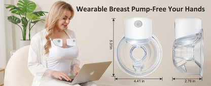 FreedomFlow™ S12 Hands Free & Wireless Wearable Breast Pumps